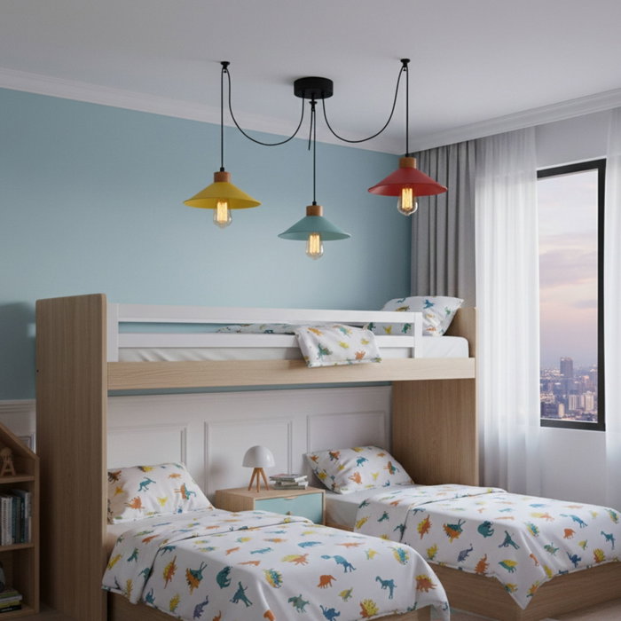 Opviq Manavgat - N-553 Lámpara de araña multicolor Opviq Manavgat - N-553 Lámpara de araña multicolor